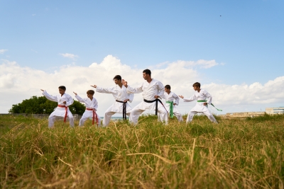 Martial Artists in field, Salt and Lime Media Casting Real People